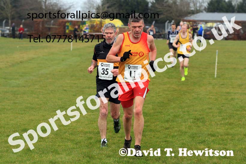Mens 35 to 64 2023 NEMAA Cross Country, Croft Circuit, North Yorkshire. Photo: David T. Hewitson/Sports for All Pics